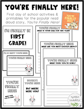 Preview of You're Finally Here! Activities & Printables