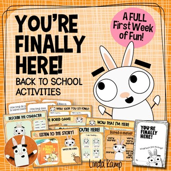 Preview of You're Finally Here! Back to School & First Day of School Activities