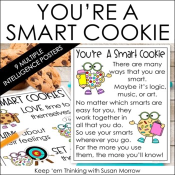 Preview of You're a Smart Cookie:  Multiple Intelligence Posters for Kids FREE