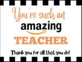 You're such an AMAZING Teacher - AMAZON Tag