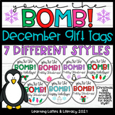 Hot Chocolate Bomb Christmas Gift Tags Holiday Teacher Gif