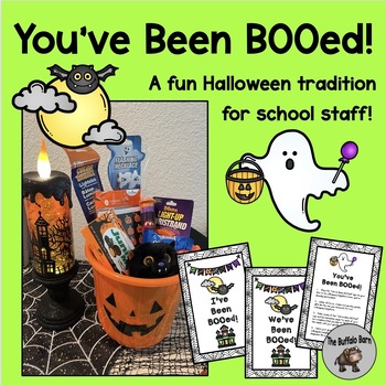Preview of You've Been BOOed!  A Fun and Sneaky Halloween Tradition- Staff Morale Booster!