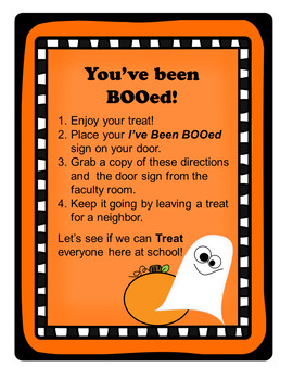 You've Been BOOed! Staff Morale Booster | TPT