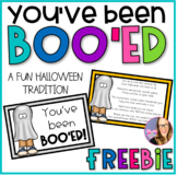 You've Been Boo'ed - Halloween Poem FREEBIE