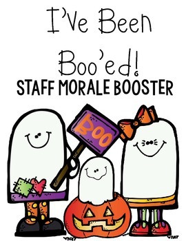 Preview of You've Been Boo'ed Staff Morale Booster