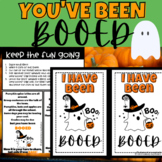 You've Been Booed Boo'd Teacher Edition Staff Member Morale Game