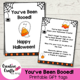 You've Been Booed - Printable Tags