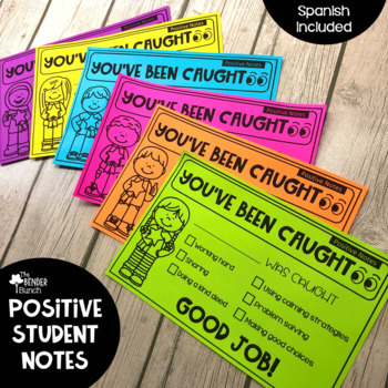 Preview of Positive Student Take Home Notes - Includes English and Spanish