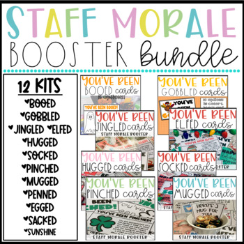 Preview of You've Been Kits for a Teacher and Staff Morale Booster - Staff Sunshine