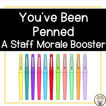 Preview of You've Been Penned - Staff Morale Booster