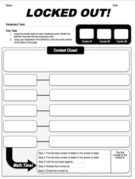 Preview of You've Never Seen These Before - Vocabulary and Document Graphic Organizers
