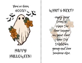 You've been BOOED halloween fun printable pdf