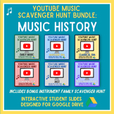 YouTube Scavenger Hunt Bundle: Music History (Google Class