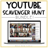 YouTube Scavenger Hunt Bundle [Perfect for Distance Learning]