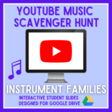 YouTube Scavenger Hunt: Instrument Families (Google Classr