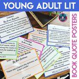 Young Adult Literature Book Quote Posters Editable