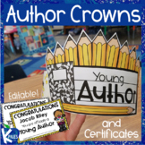 Young Author Crown and Editable Award Certificates