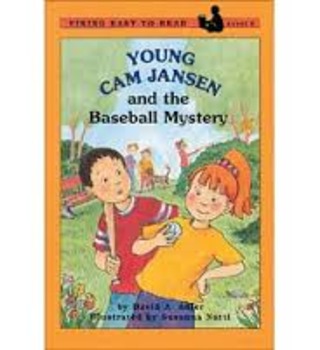Preview of Young Cam Jansen and the Baseball Mystery Comprehension Packet