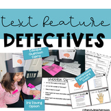 Text Feature Detectives ( Editable )