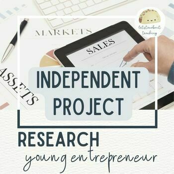 Preview of Young Entrepreneur - Independent Business Project (Google Slides)