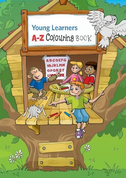 Preview of Young Learners A-Z Coloring Book