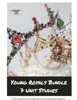 Preview of Young Royals Lit-History Unit Studies {7 units}