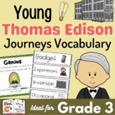 Young Thomas Edison Journeys 3rd Grade Vocabulary Supplement