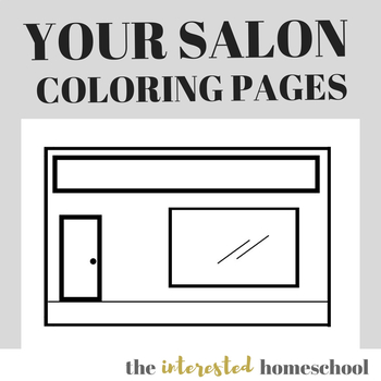 Preview of Your Salon Coloring Pages