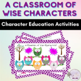 No prep, SEL: Classroom of Wise Characters- Elementary Cha