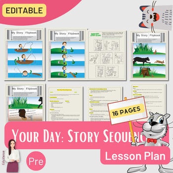 Preview of Your Day Story Sequencing : Reading & Writing Lesson Plan for Preschool