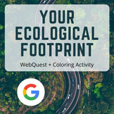 Your Ecological Footprint: WebQuest + Coloring Activity 