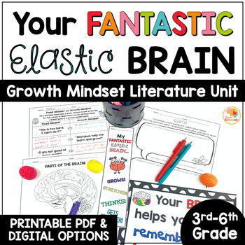 Preview of Your Fantastic Elastic Brain Activities Growth Mindset Read Aloud JoAnne Deak