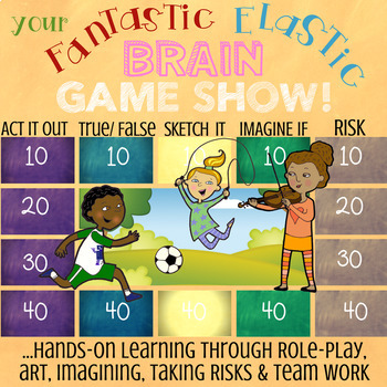 Preview of YOUR FANTASTIC ELASTIC BRAIN: School Counseling Growth Mindset Lesson & Game
