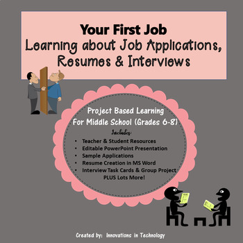 Preview of Your First Job: Learning about Job Applications, Resumes & Interviewing