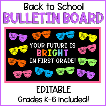 Your Future is Bright - Back to School Bulletin Board | TpT