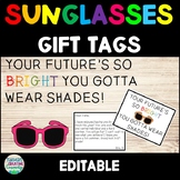 Your Future's So Bright Sunglasses Gift Tags - Editable