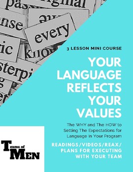 Preview of Your Language Reflects Your Values (READINGS/VIDEOS/REAX/PLANS)