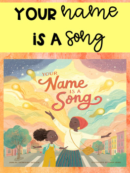 Preview of Your Name is a Song Differentiated Activities Google Slides and PDF