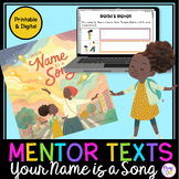 Your Name is a Song Mentor Text Read Aloud Picture Book Di