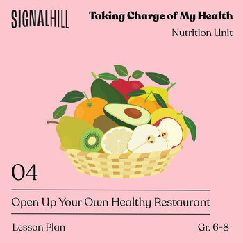 Preview of Your Own Health Restaurant | Nutrition Lesson Plan