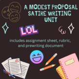 Your Own Modest Proposal: Satire Writing Assignment