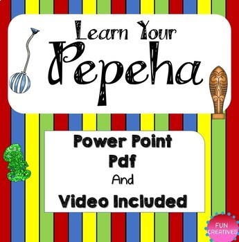 Preview of Your Pepeha - Power Point (Editable), Pdf and Video Included