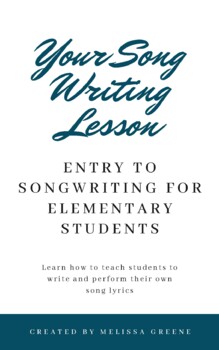 Preview of Your Song Writing Lesson