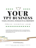 Your TpT Business 2015 Conference Handout
