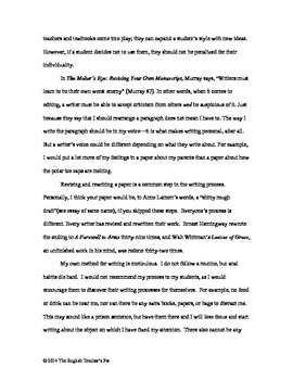 process essay on how to write an essay