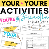 Your You're Homophone Activities Bundle