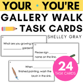 Your You're Homophone Gallery Walk or Task Cards