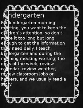 why i want to be a kindergarten teacher