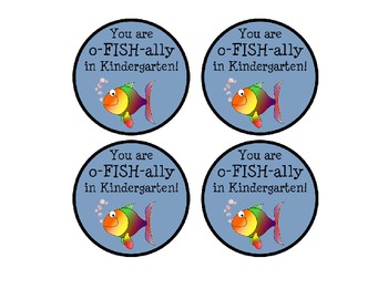 You're O-fish-ally in ____ Grade Tags by Crocker's Creations | TPT