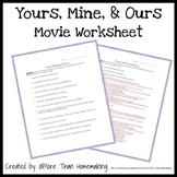 Yours, Mine, and Ours Movie Worksheet